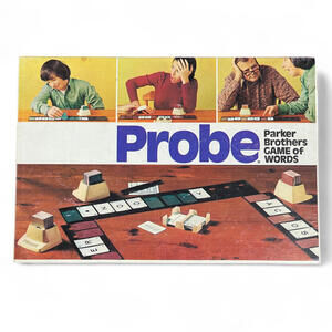 Vintage Probe Game of Words by Parker Brothers (1974) - Strategy Word Board Game
